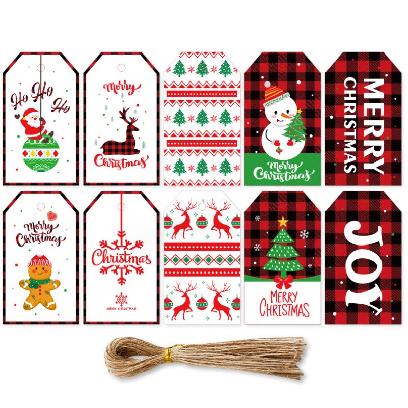 Set 48-50 Thiệp T13 Trang trí Cây Thông, Trang Trí Noel Giáng Sinh Phong cách hiện đại