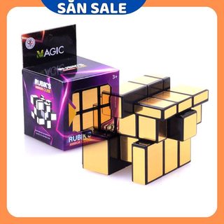 Đồ chơi Rubik 3x3x3 Mirror - Tráng Gương Vàng Cao Cấp ( 2 Màu Vàng, Bạc)