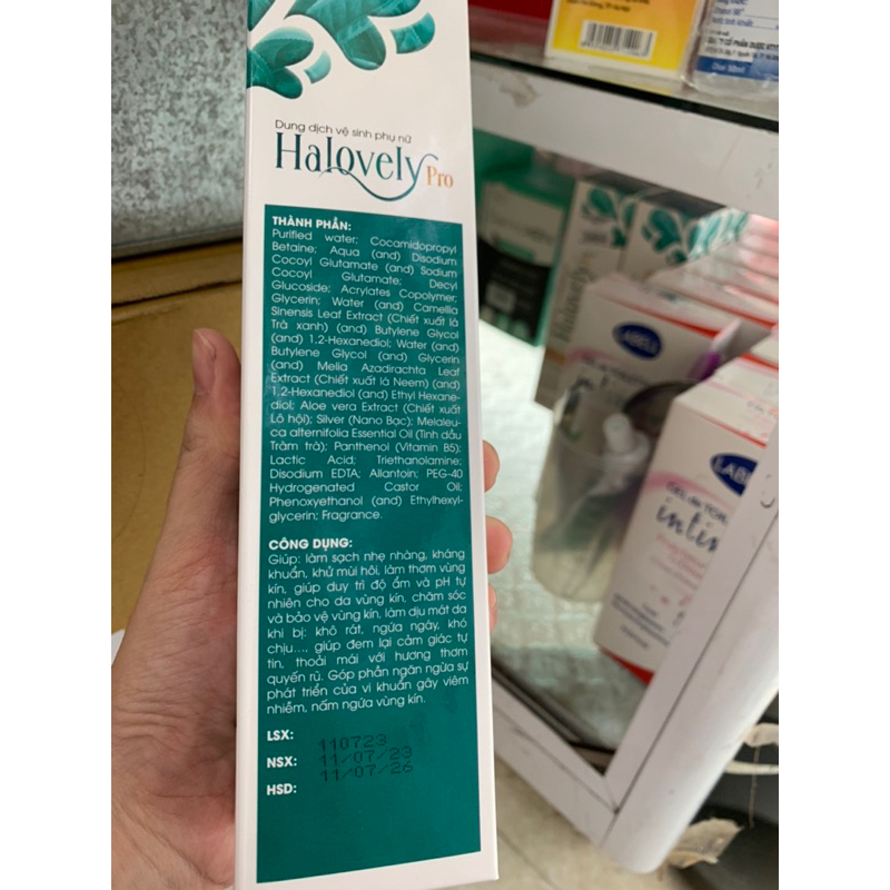 Dung dịch vệ sinh Halovely Pro