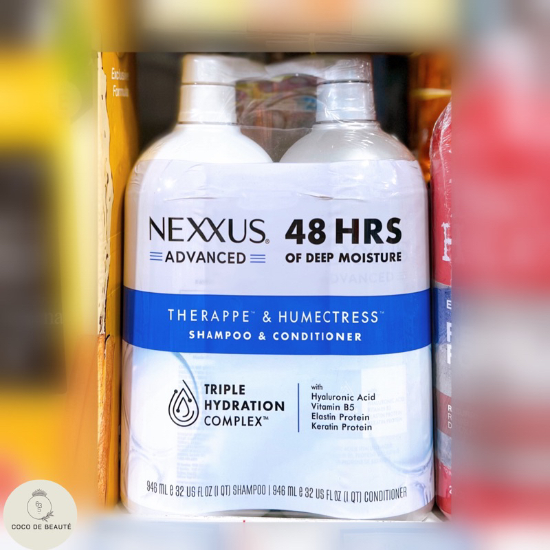 CẶP DẦU GỘI DẦU XẢ DƯỠNG TÓC CHUẨN SALON NEXXUS ADVANCED MỸ