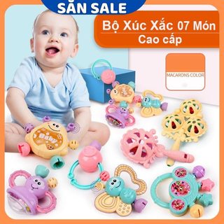 Xúc Xắc Lục Lạc 7 PSC Cao Cấp Cho Bé ( Có 2 Màu Bé Trai + Bé Gái)
