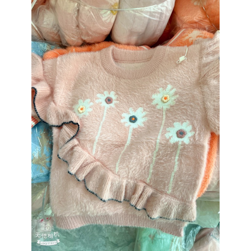 Áo len lông bé gái link 2-9mau