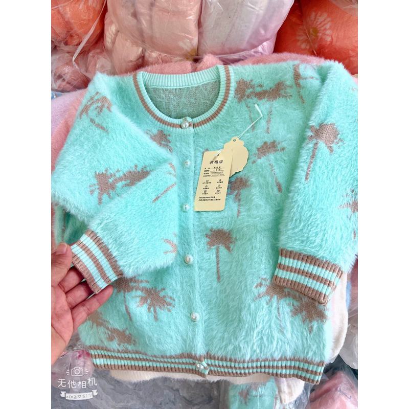 Áo len lông bé gái link 2-9mau