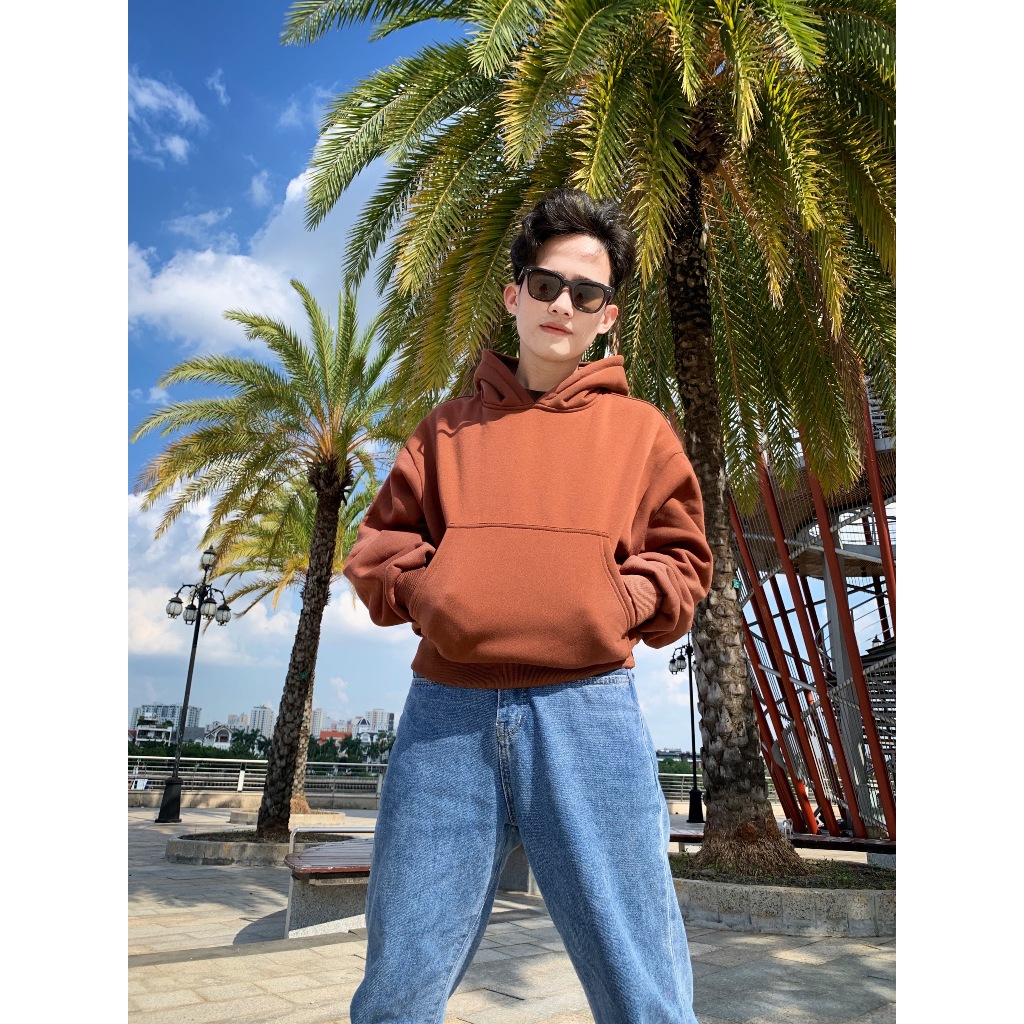 Áo Hoodie Boxy GOPYA Local Brand Unisex Nỉ Ngoại 3 Màu, Form Croptop Nam Nữ Basic- HOODIE CHUI