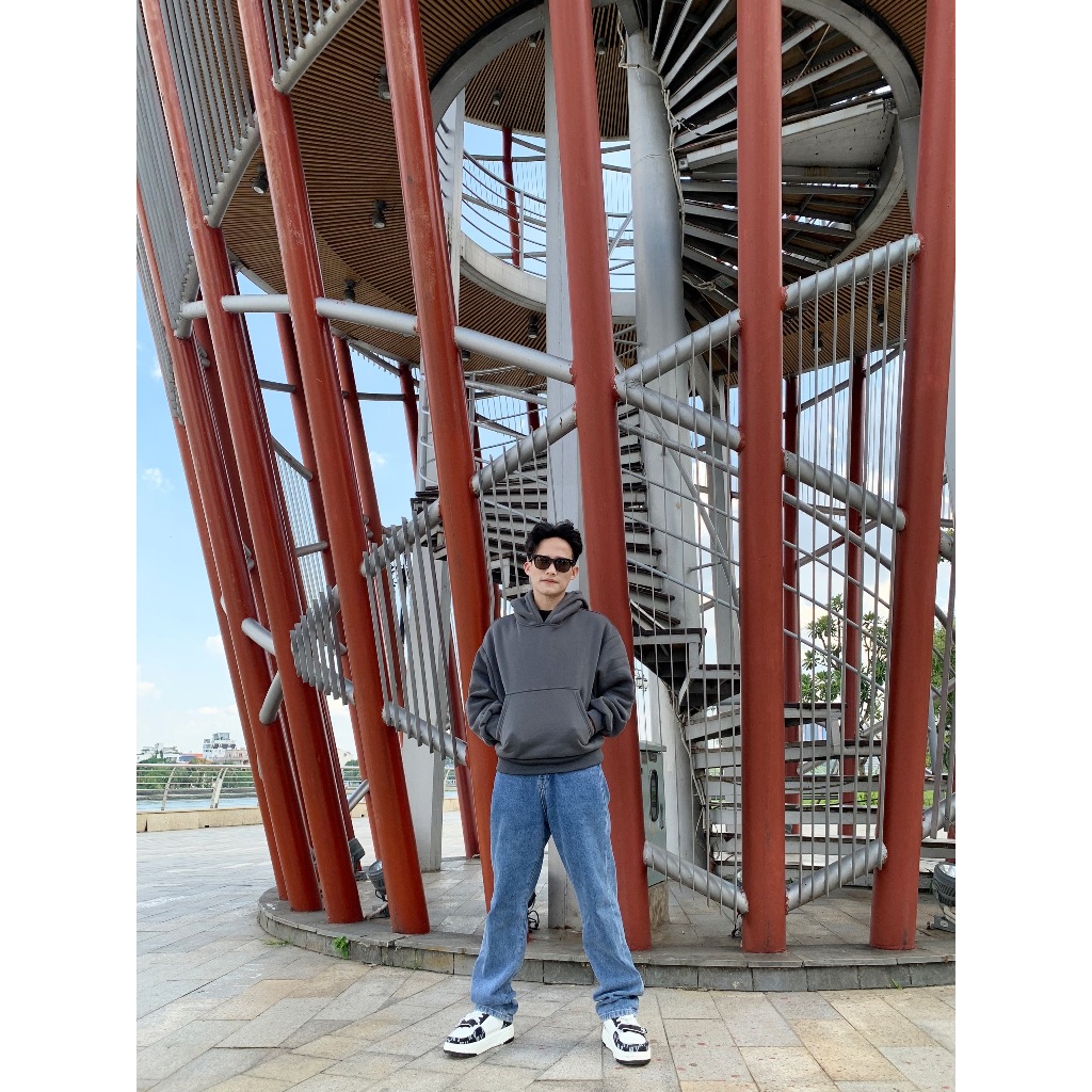 Áo Hoodie Boxy GOPYA Local Brand Unisex Nỉ Ngoại 3 Màu, Form Croptop Nam Nữ Basic- HOODIE CHUI