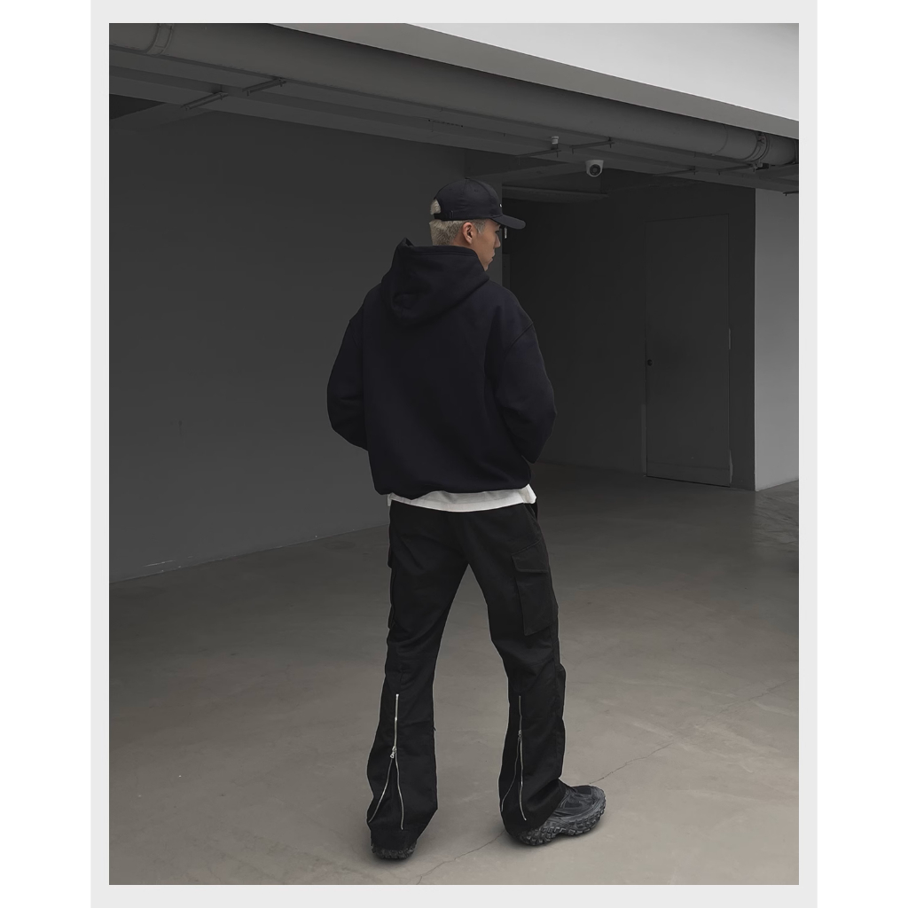 Áo Hoodie Boxy GOPYA Local Brand Unisex Nỉ Ngoại 3 Màu, Form Croptop Nam Nữ Basic- HOODIE CHUI