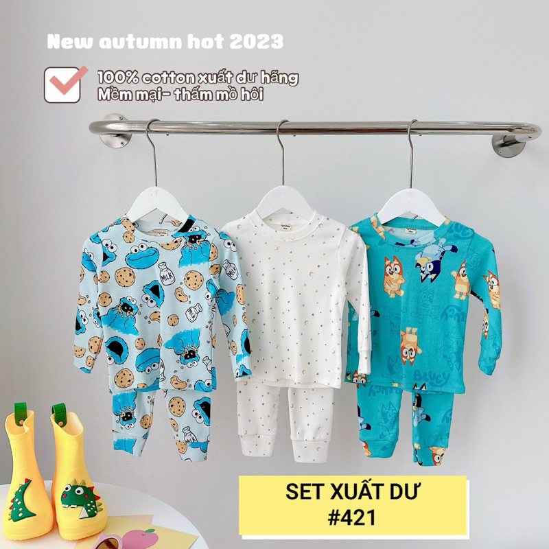 SET 3 BỘ DÀI TAY XUẤT DƯ BÉ TRAI