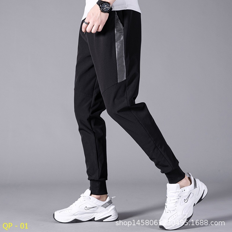 Quần Dài Thể Thao Nam Vải POLY dày, chống xù