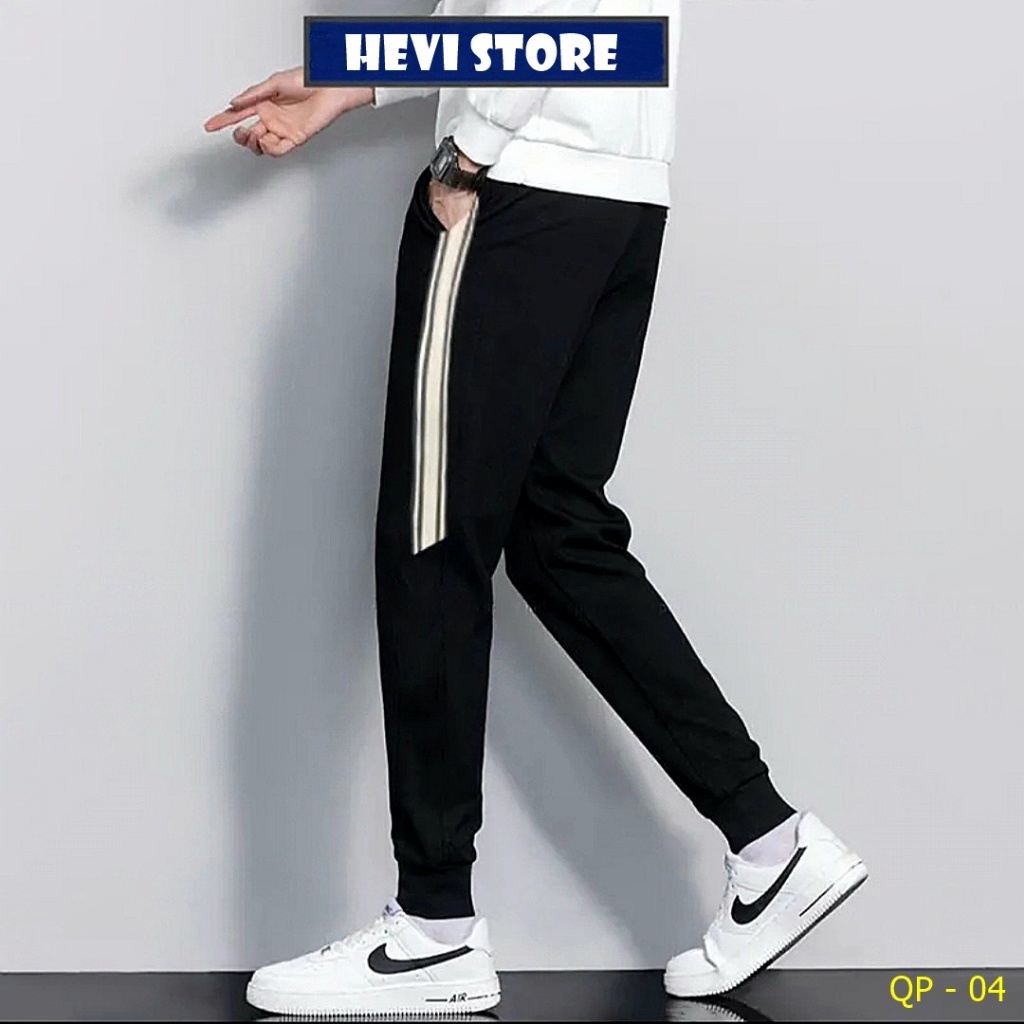 Quần Dài Thể Thao Nam Vải POLY dày, chống xù