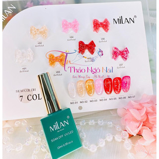 Sơn Sơn gel nhũ xà cừ Milan dành cho Nail