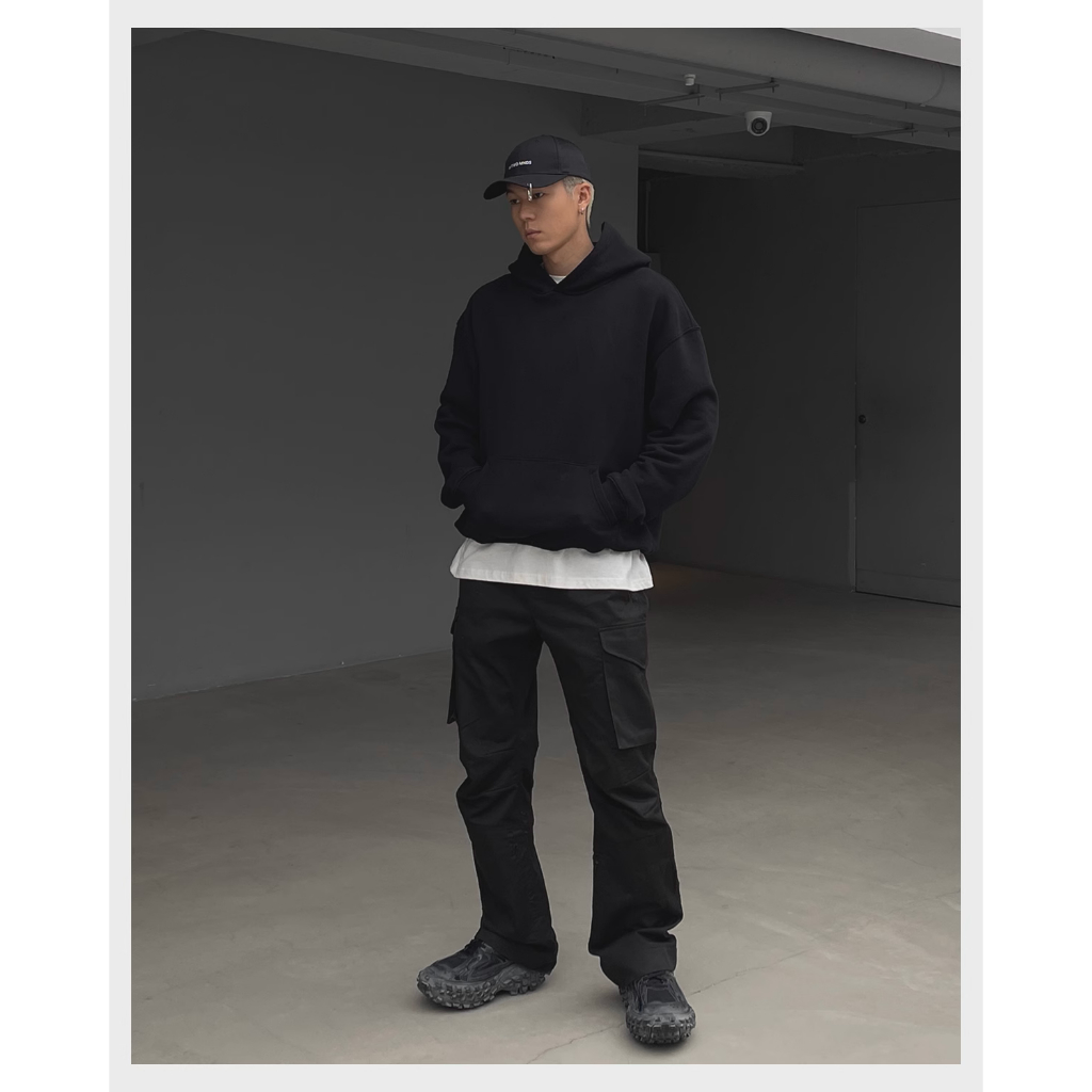 Áo Hoodie Boxy GOPYA Local Brand Unisex Nỉ Ngoại 3 Màu, Form Croptop Nam Nữ Basic- HOODIE CHUI