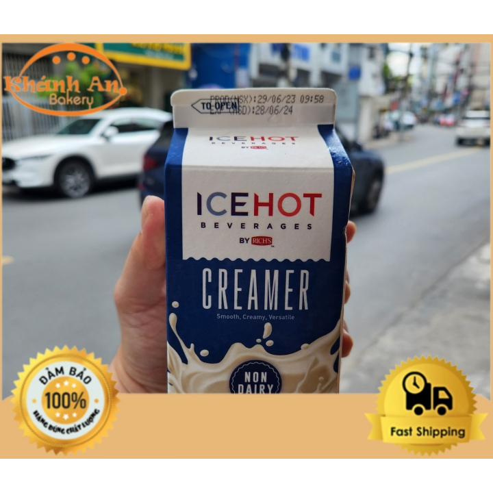 Kem béo thực vật ICEHOT hộp 454gr (Rich Lùn)