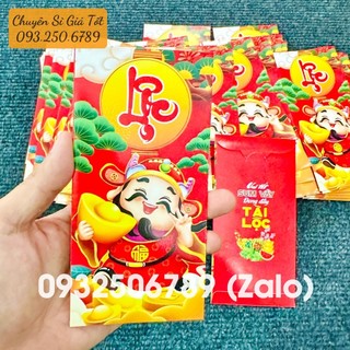 Sỉ 100 bao lì xì tết 2024 mẫu chữ lộc , mẫu bao lì xì hình rồng đẹp mắt ý nghĩa lịch sự lì xì tết độc đáo