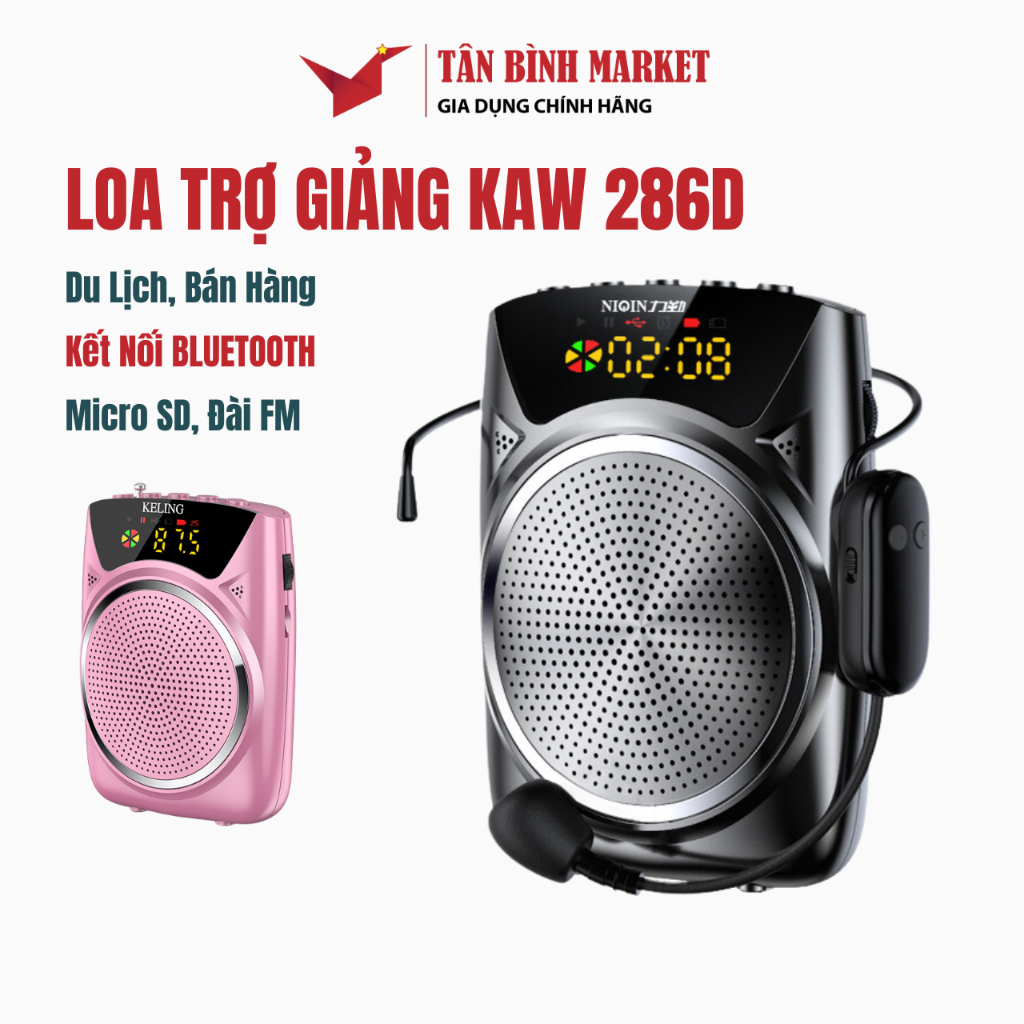 Loa trợ giảng công suất lớn chính hãng, máy trợ giảng Kaw-Keling K8 Công Suất 35W Bluetooth 5.0 | BigBuy360 - bigbuy360.vn