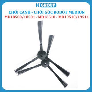 Phụ kiện robot hút bụi lau nhà Medion MD18500, MD18501, MD16510, MD19510,Chổi cạnh, Chổi quét, Chổi ven, Chổi góc
