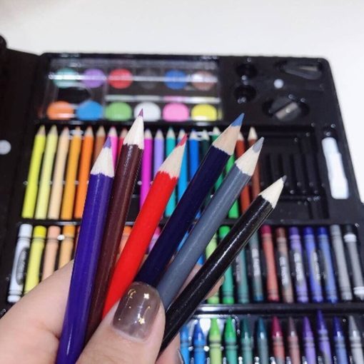 Hộp Bút Màu 150 Chi Tiết Cho Bé Vẽ Hội Hoạ Giúp Kích Thích Thị Giác- Cho Bé Thoả Sức Khám Phá