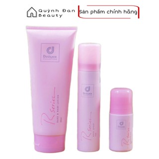 Combo dưỡng thể, lăn nách và xịt thơm hương nước hoa Rseries