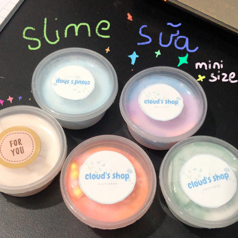 Slime sữa, chất lỏng ma quái hủ mini size 40ml