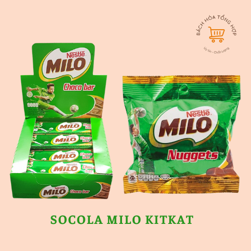 NESTLE MILO CHOCC BAR, MILO NUGGEST CHÍNH HÃNG
