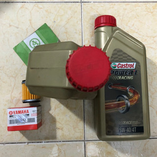 Castrol Power 1 Racing 4T - Sae 5W40 -1Lít (tặng lọc nhớt yamaha)