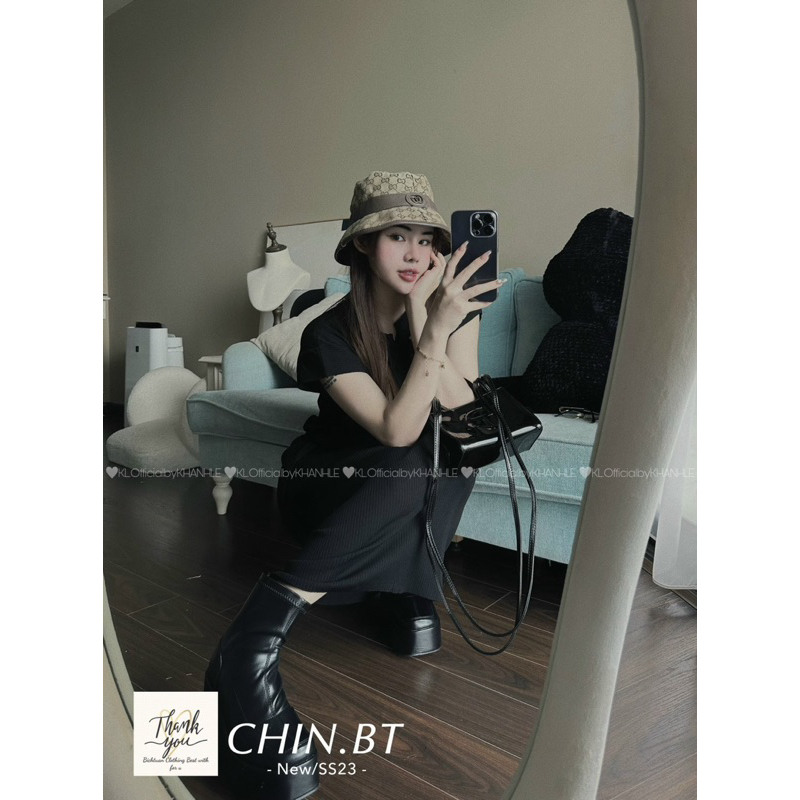 Váy Len Xuông Trơn Kèm Dây Đai