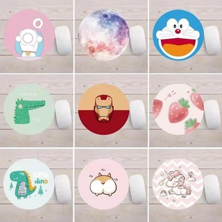 Miếng lót chuột, Bàn di chuột hình tròn 20 x 20cm Giá Rẻ siêu dễ thương HLC