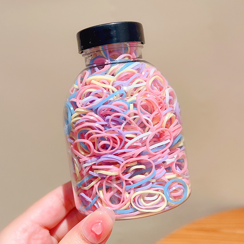 Bình 1000 Thun Cột Tóc, Chun Buộc Tóc Cho Bé - Thun Tóc Nhiều Màu Cho Bé