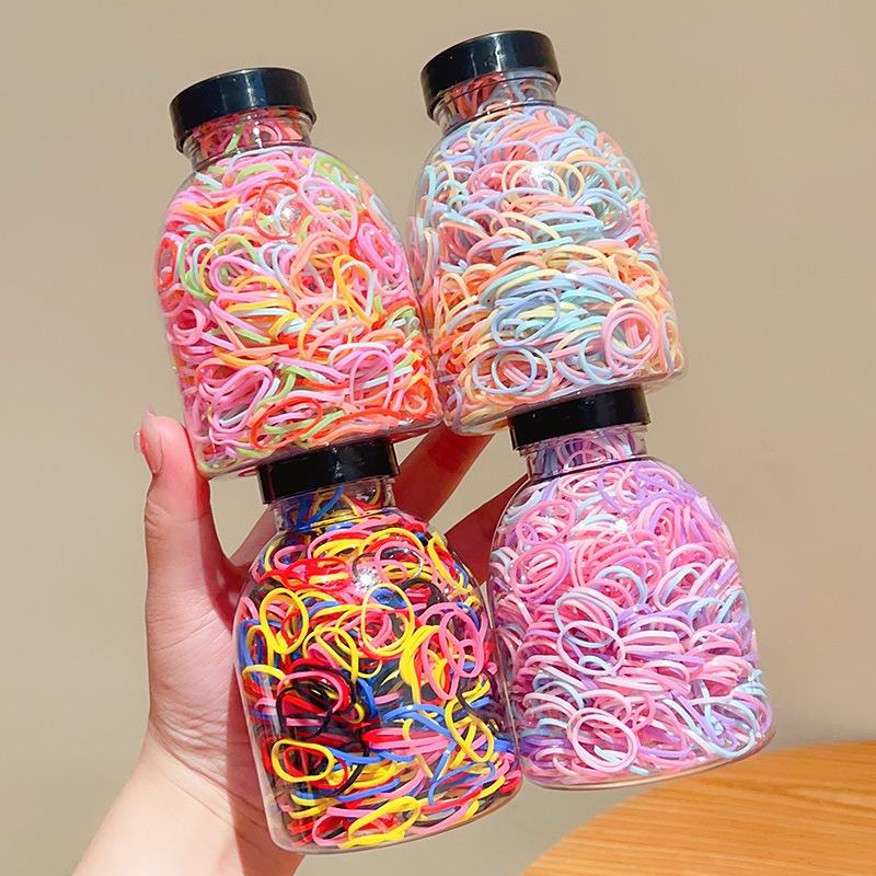 Bình 1000 Thun Cột Tóc, Chun Buộc Tóc Cho Bé - Thun Tóc Nhiều Màu Cho Bé