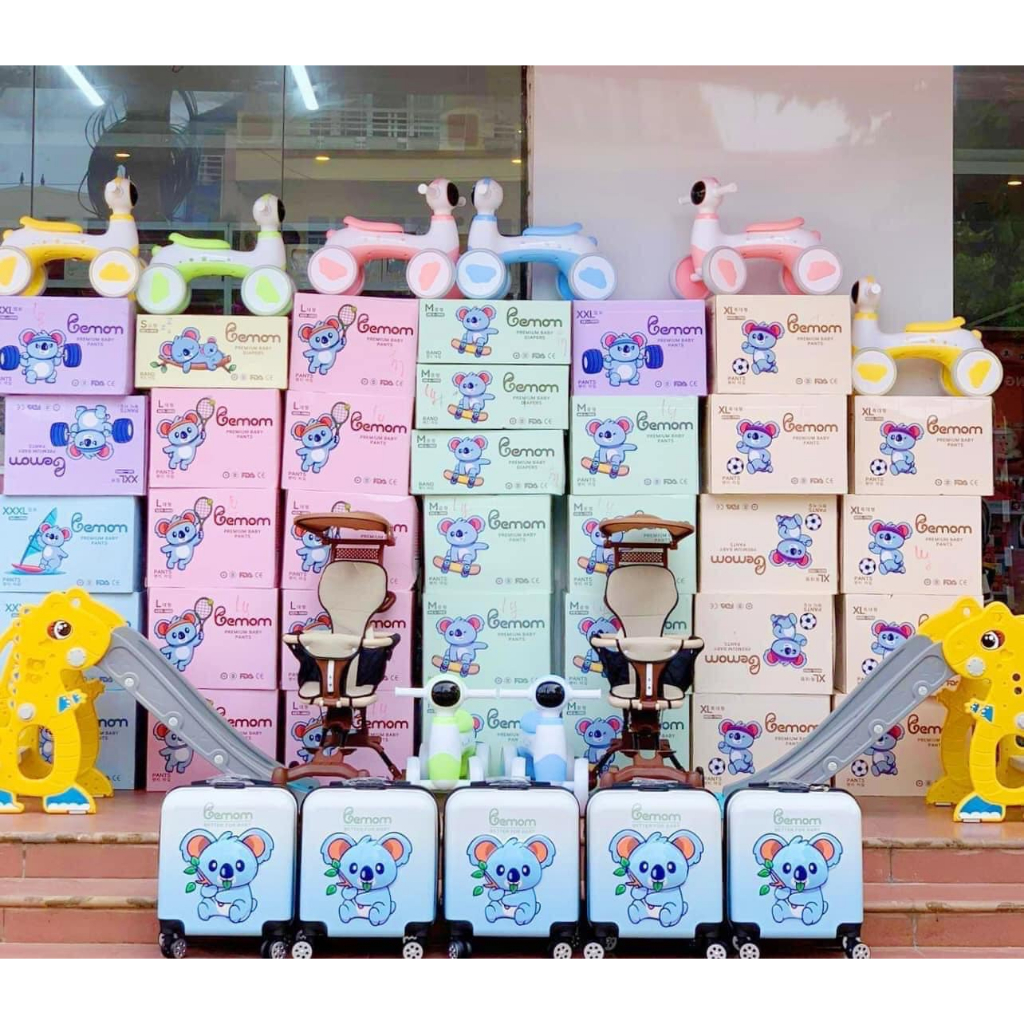 Tã/bỉm dán/quần BEMOM HÀN QUỐC siêu mỏng siêu mềm siêu thấm hút S56/M48/L46/M44/L42/XL40/2XL38/3XL36