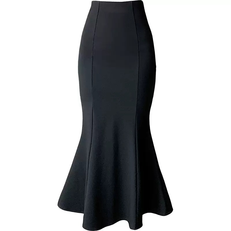 Chân váy đuôi cá dáng dài, váy đuôi cá xòe tôn dáng cực xinh chất vải Umi co giãn Phong Cách Hàn Quốc