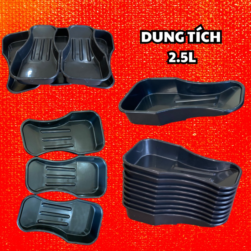 Combo khay hứng nhớt tiện dụng, xả nhớt cho xe máy NANOIL USA giá sỉ