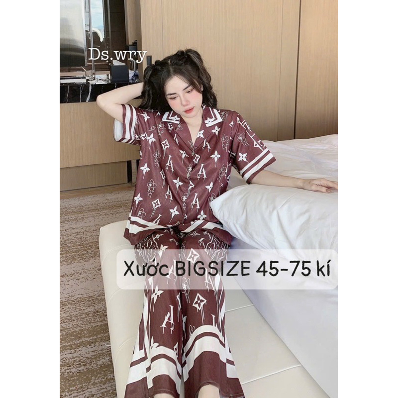 Bộ lụa sước ngắn tay bigsize 45-75kg