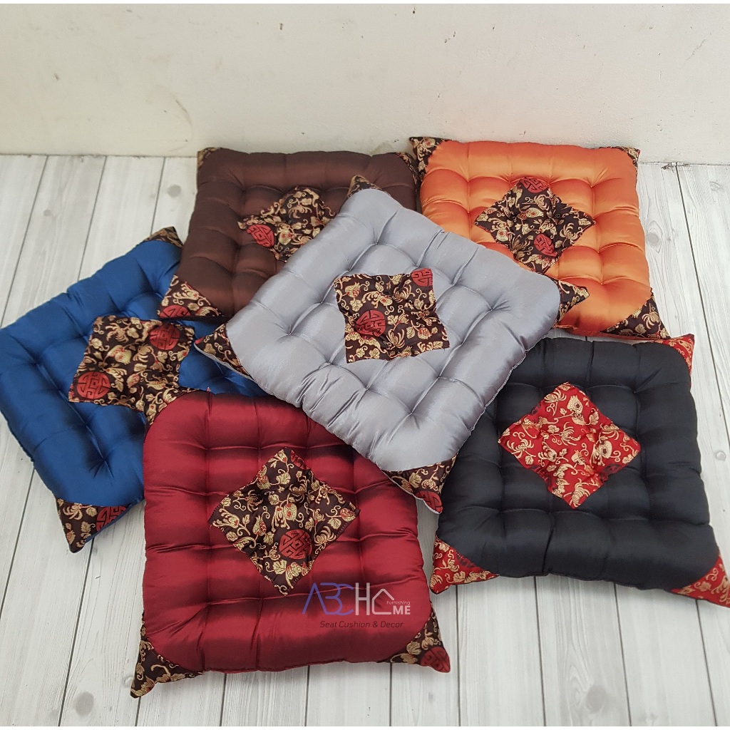 Đệm ngồi bệt trà sữa, nệm ngồi ghế giá tốt 40x40x6cm