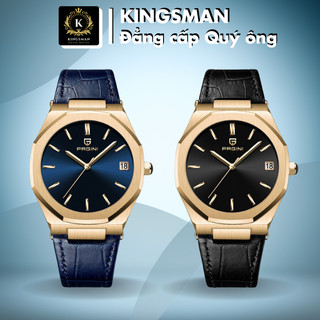   Chính hãng  Đồng hồ nam thời trang dây da cao cấp Pagini có lịch ngày giá rẻ - Kingsman Watch 