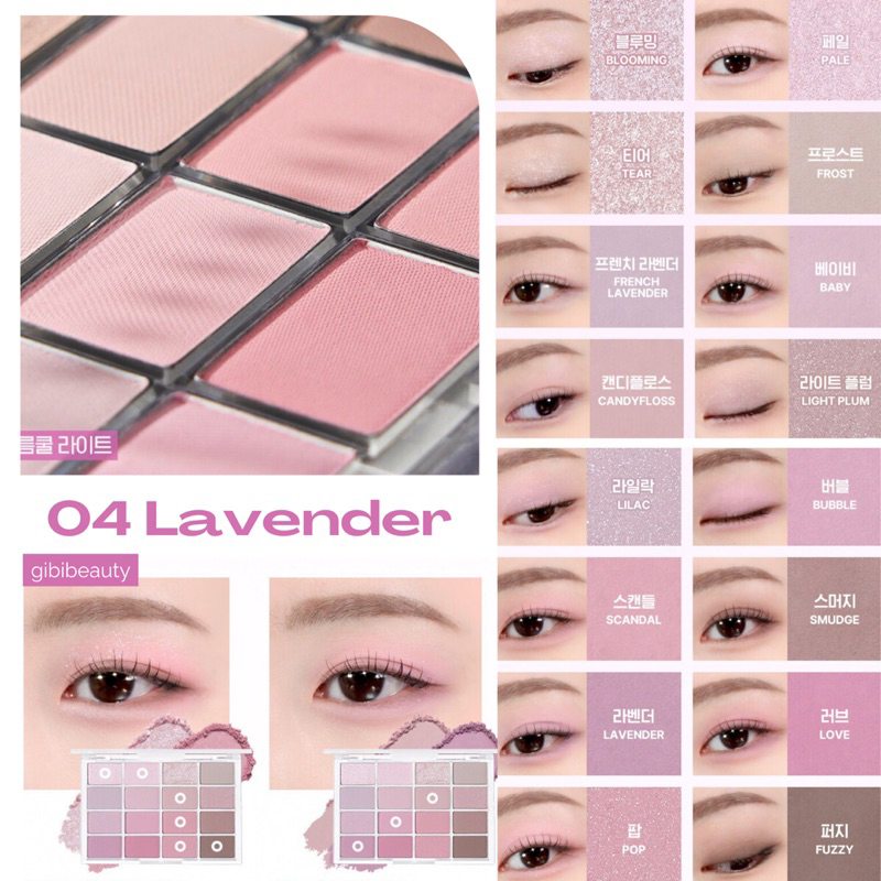 Bảng mắt WAKEMAKE Soft Blurring Eye Palette