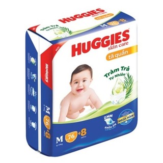 (Tặng 6 miếng) Tã quần Huggies Dry M74 (6-11kg)