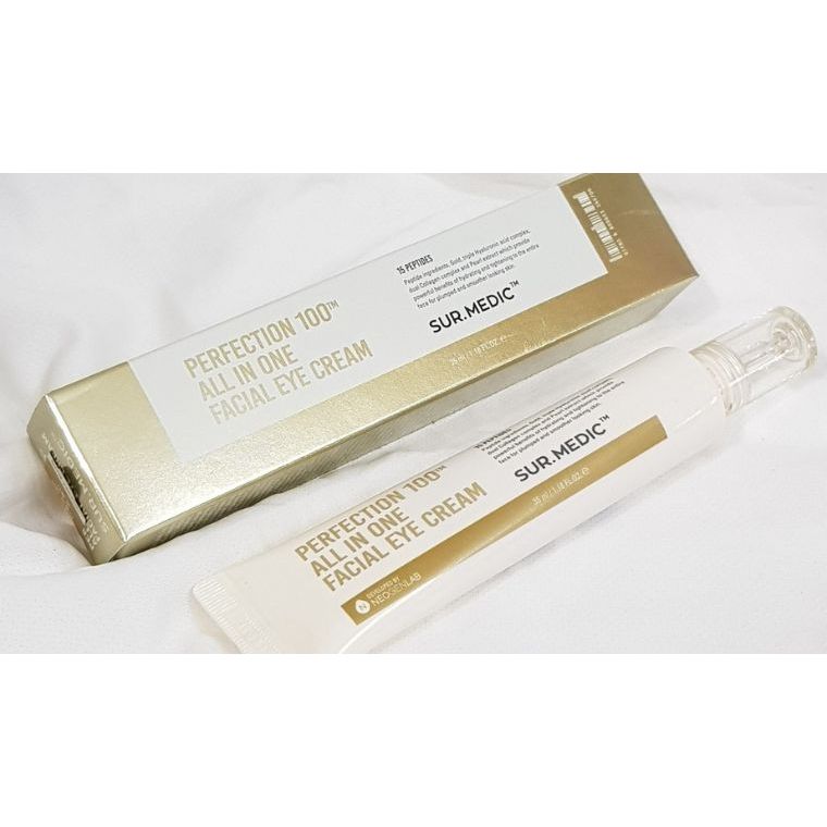 Măng tây baby - Kem mờ thâm mắt xóa nếp nhăn Sur.Medic+ Perfection 100™ All In One Facial Eye Cream