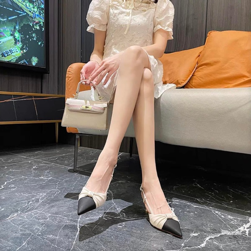 Slingback mũi nhọn - Bunny Shoes