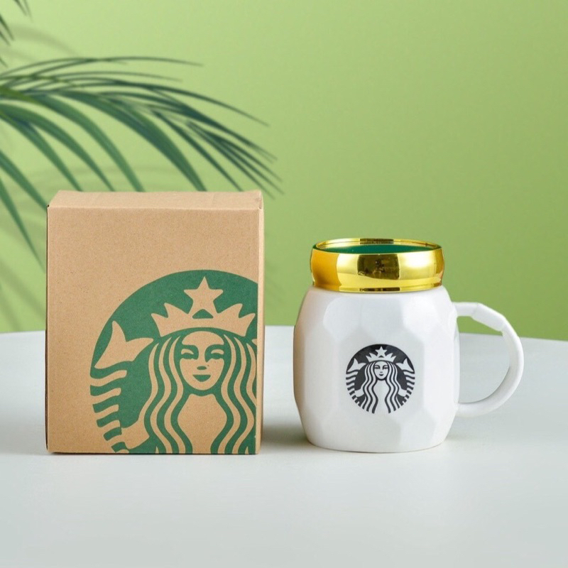 CỐC SỨ STARBUCK NẮP GƯƠNG MÀU NGẪU NHIÊN