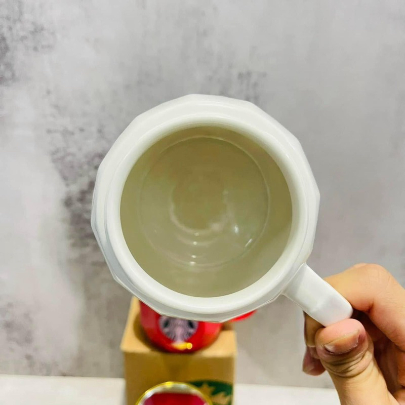 CỐC SỨ STARBUCK NẮP GƯƠNG MÀU NGẪU NHIÊN