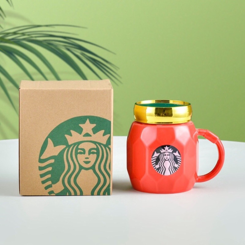 CỐC SỨ STARBUCK NẮP GƯƠNG MÀU NGẪU NHIÊN