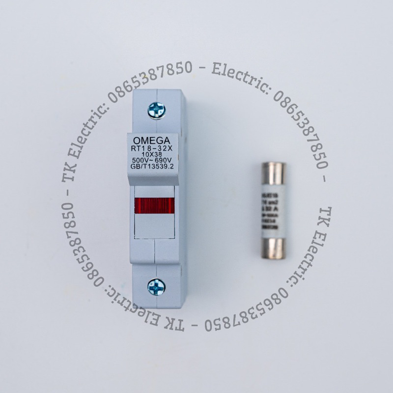 COMBO vỏ cầu chì + ruột chì 2A~32A