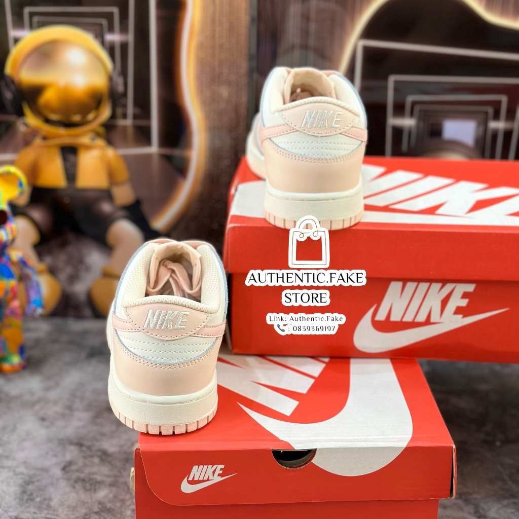Giày Thể Thao Nikee Sb Dunkk Loww Pinkk Peachh,Giày Sneaker SB Dunk Hồng Trắng