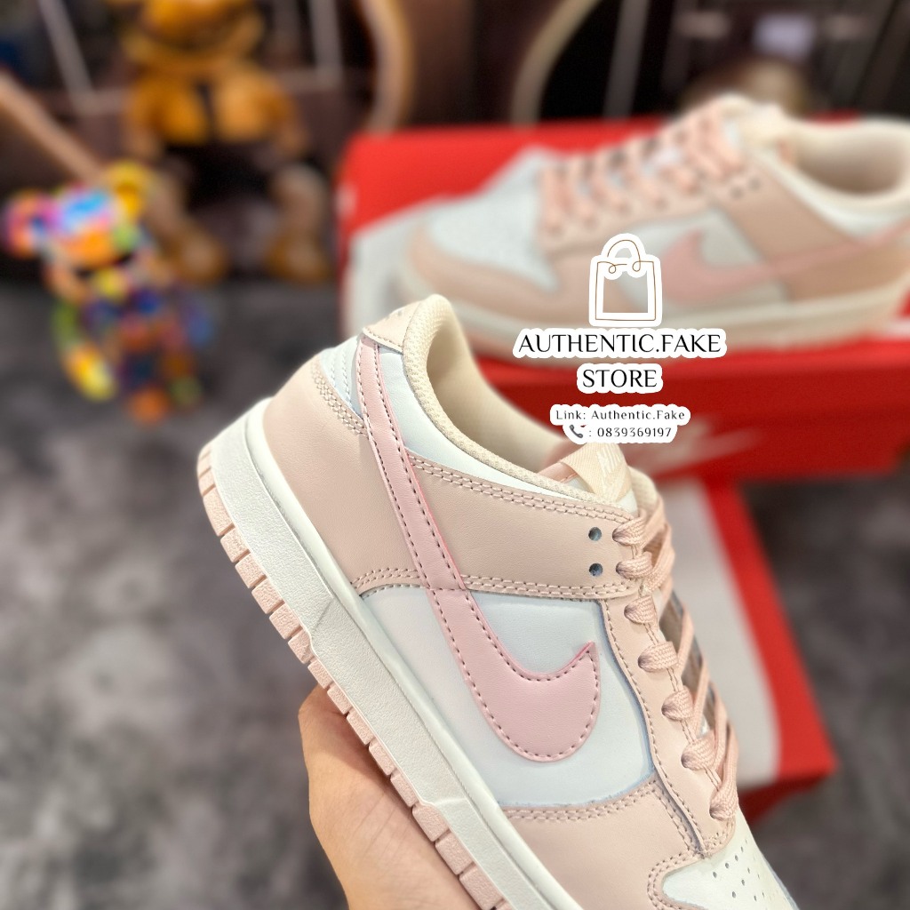 Giày Thể Thao Nikee Sb Dunkk Loww Pinkk Peachh,Giày Sneaker SB Dunk Hồng Trắng