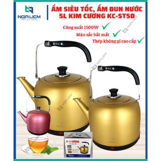 Ấm Siêu Tốc, Ấm Đun Nước 5L Kim Cương KC-ST50, Bền, Tiện Dụng - Hàng Chính Hãng