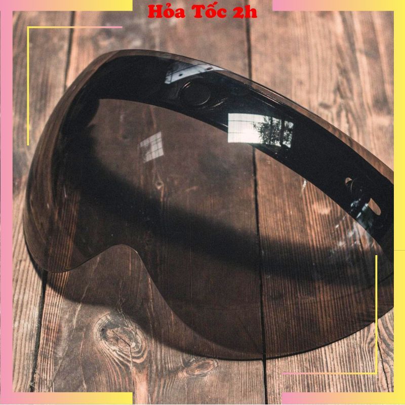 Kính Bubble Ngắn Gắn Cho Nón 3/4 Và nón 1/2