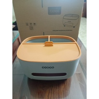 Hộp đựng khăn giấy để bàn thông minh, tiện lợi. Ecoco E2009, đa năng, mẫu mới.