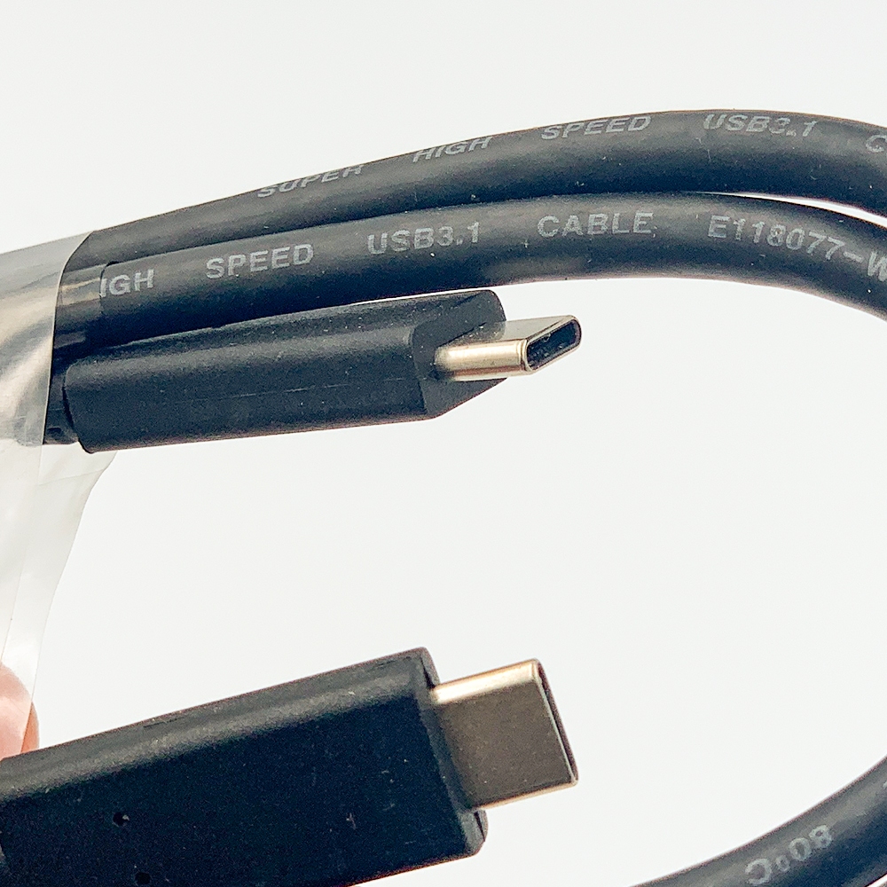 Cáp Type C hai đầu bóc màn DELL 4k dài 1M, truyền hình ảnh 4K60hz và sạc 100W USB 3.1 GEN2 10gbps