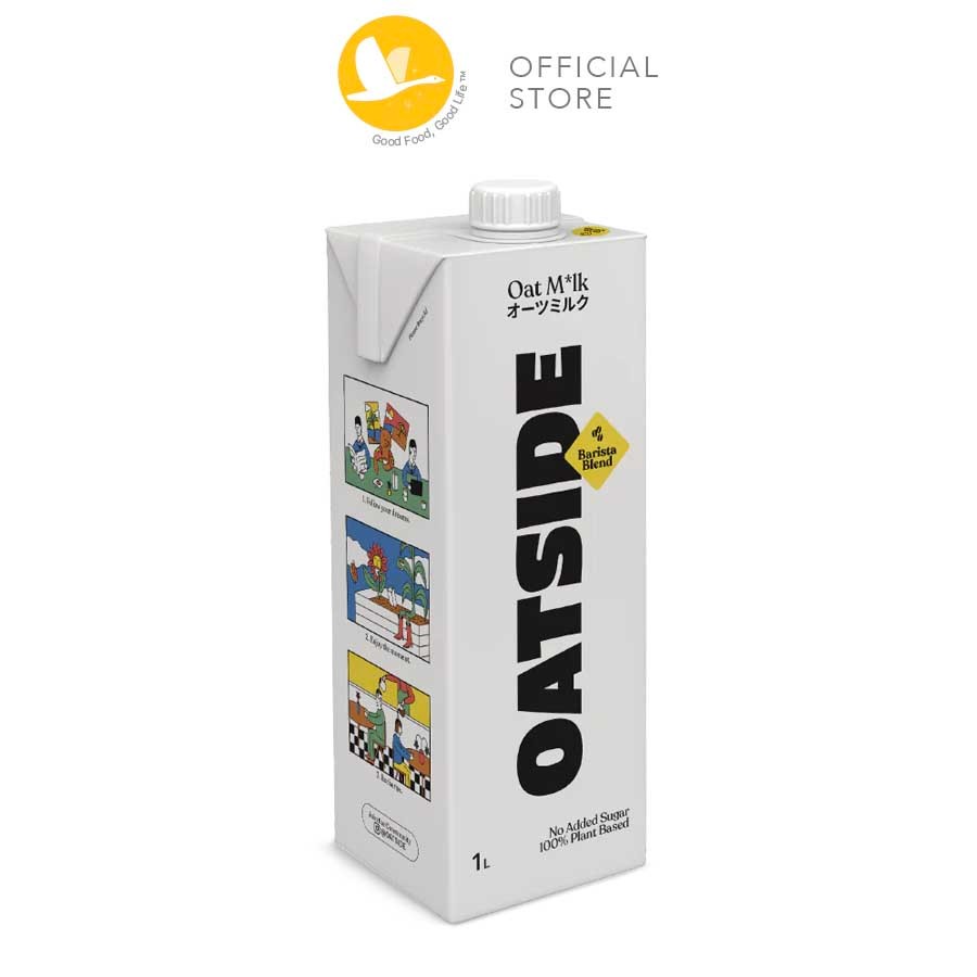 Thức uống yến mạch OATSIDE Barista Blend - Hộp 1L