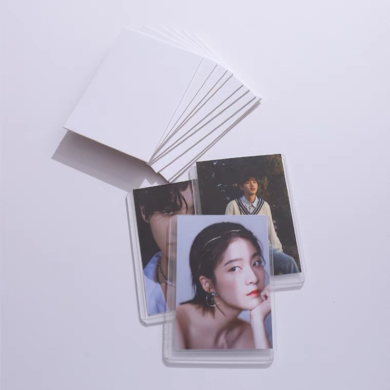 Set 10c Bìa lạnh giấy Fomex trắng 1.5mm gói card size A7